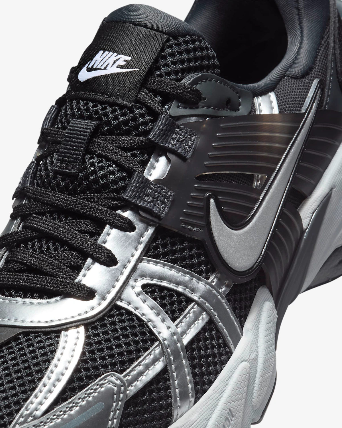 (Women) Nike V2K Run 'Black Metallic Silver'