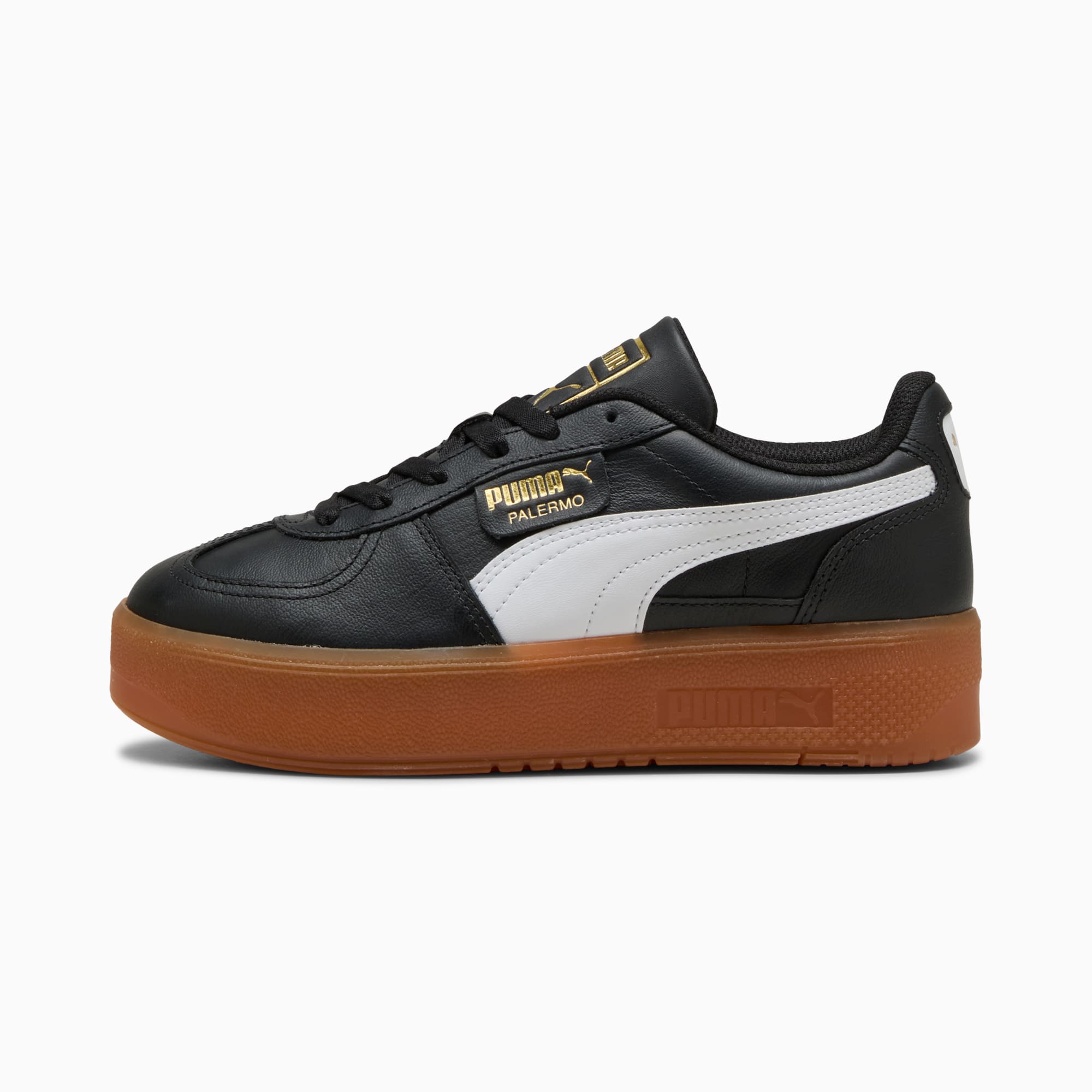 (W) Palermo Elevator Leather Sneakers 400461-01