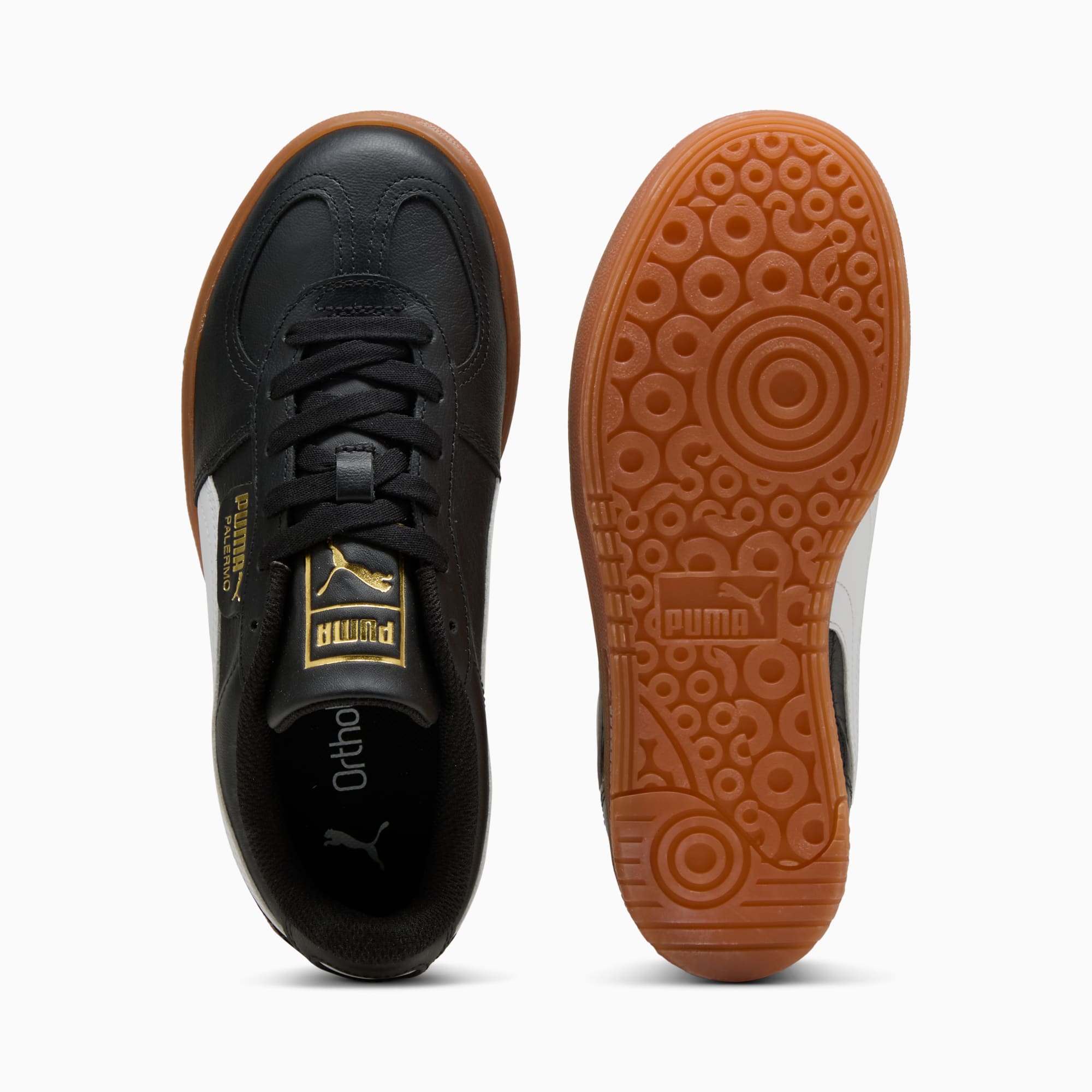 Shop (W) パレルモ エレベーター レザー スニーカー 400461-01