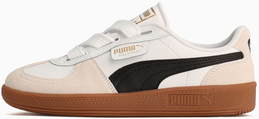 (Women) Puma Palermo Wide Lace SD 'White Black Gum' 402109-01 Buy (Women) Puma Palermo Wide Lace SD 'White Black Gum' 402109-01
