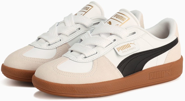 (Women) Puma Palermo Wide Lace SD 'White Black Gum' 402109-01 Order (Women) Puma Palermo Wide Lace SD 'White Black Gum' 402109-01