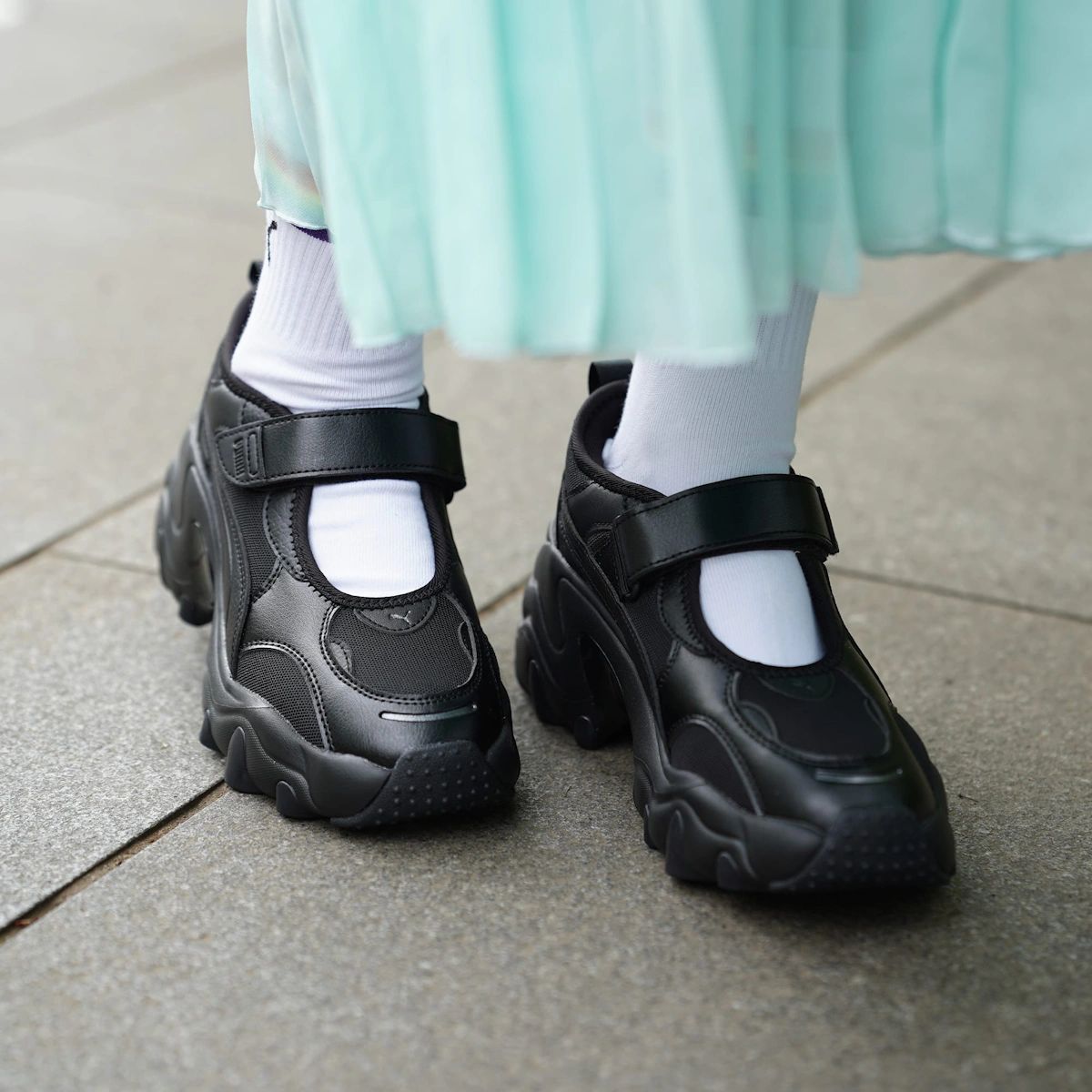 (Women) Puma Pulsar Wedge Sandal 'Black'