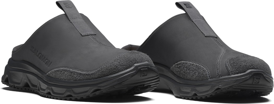 (Women) Salomon RX Slide Leather Black/Swedish Blue/Quiet Shade L47751100 Shop (Women) Salomon RX Slide Leather Black/Swedish Blue/Quiet Shade L47751100