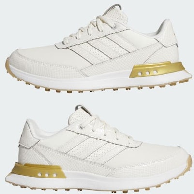 (Women) adidas S2G 25 Spikeless Golf 'Off White Gold Metallic Gum' JI4038 Cheap (Women) adidas S2G 25 Spikeless Golf 'Off White Gold Metallic Gum' JI4038