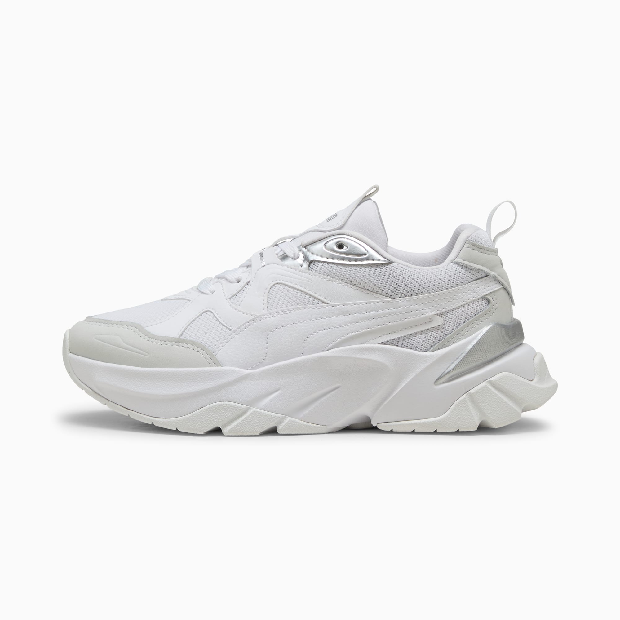 (W) PUMA Sophyr Metallic 'White Silver'