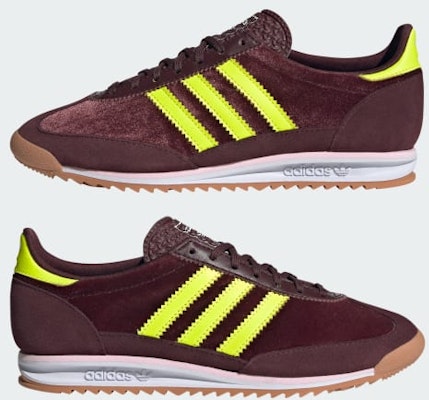 (Women) adidas SL72 OG 'Aurora Ruby Solar Yellow Velvet' JI0195 Sizing (Women) adidas SL72 OG 'Aurora Ruby Solar Yellow Velvet' JI0195
