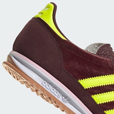 (Women) adidas SL72 OG 'Aurora Ruby Solar Yellow Velvet' JI0195 Cheap (Women) adidas SL72 OG 'Aurora Ruby Solar Yellow Velvet' JI0195