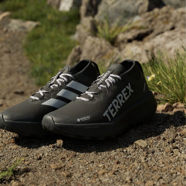 (W) adidas Terrex Agravic Mid GORE-TEX 'Black Silver Dawn' 圖 11