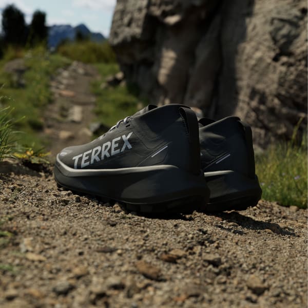 (W) adidas Terrex Agravic Mid GORE-TEX 'Black Silver Dawn' 圖 7