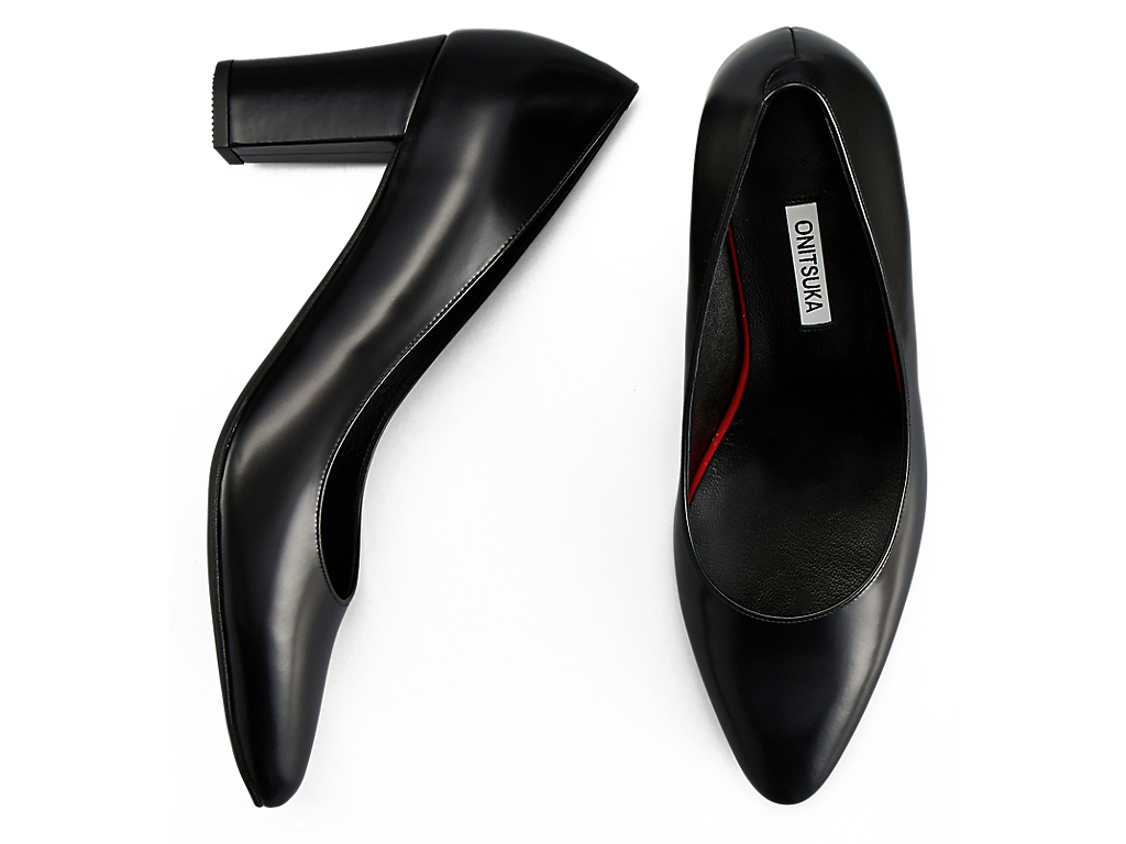 Cheap (Women) Onitsuka Tiger Pumps 'Shiny Black' 1182A654-002