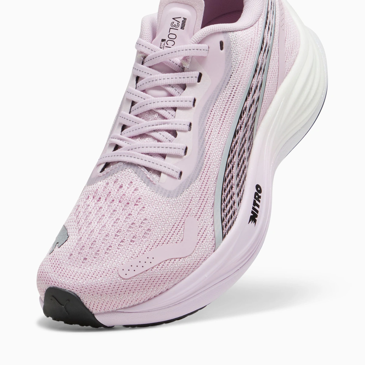 (Women) Puma Velocity Nitro 3 Radiant 'Grape Mist Black'