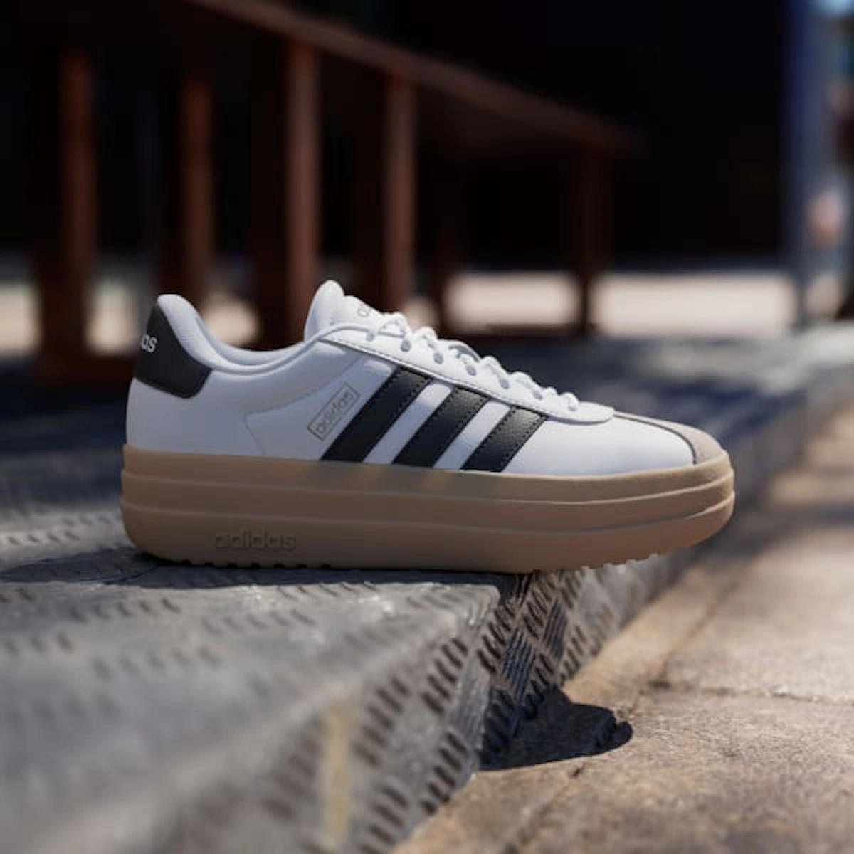 (Women) adidas VL Court Bold 'White Black Gum'
