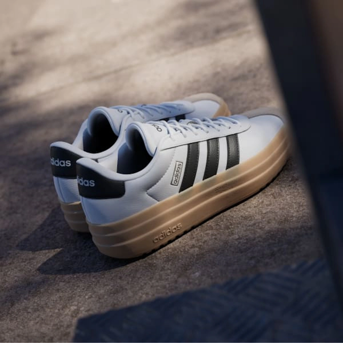 (Women) adidas VL Court Bold 'White Black Gum'