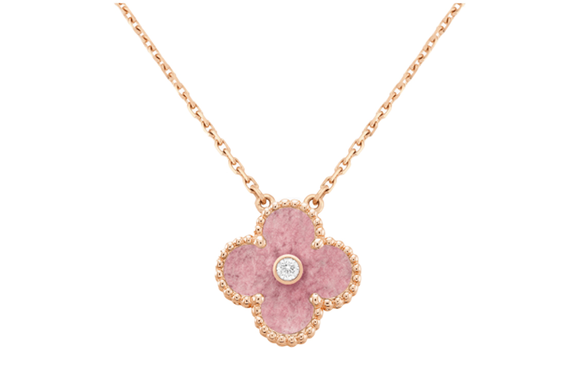 Order (W) Kalung Wanita Van Cleef & Arpels Alhambra Rose Gold Empat Daun 2021 Edisi Terbatas VCARP7TD00