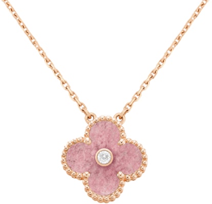 (W) Kalung Wanita Van Cleef & Arpels Alhambra Rose Gold Empat Daun 2021 Edisi Terbatas VCARP7TD00 Details for (W) Kalung Wanita Van Cleef & Arpels Alhambra Rose Gold Empat Daun 2021 Edisi Terbatas VCARP7TD00