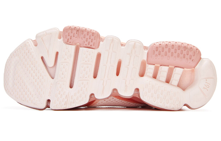 Shop (W) 361° 'Kasut Lari Mid-Top Penyerap Kejut Bernafas - Merah Jambu Transparent' 681932273-2