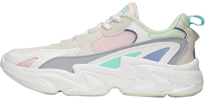 (Women) 361° 'Cream White Breathable Mesh Chunky Dad Shoes' 682026770-2 (Women) 361° 'Cream White Breathable Mesh Chunky Dad Shoes' 682026770-2