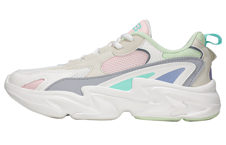 (Women) 361° 'Cream White Breathable Mesh Chunky Dad Shoes' 682026770-2