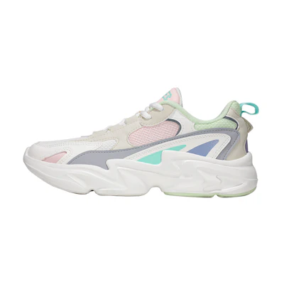 (W) 361° 'Cream White Breathable Mesh Chunky Dad Shoes'