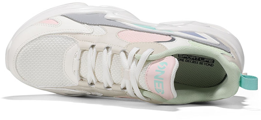 (Women) 361° 'Cream White Breathable Mesh Chunky Dad Shoes' 682026770-2 Lookbook (Women) 361° 'Cream White Breathable Mesh Chunky Dad Shoes' 682026770-2