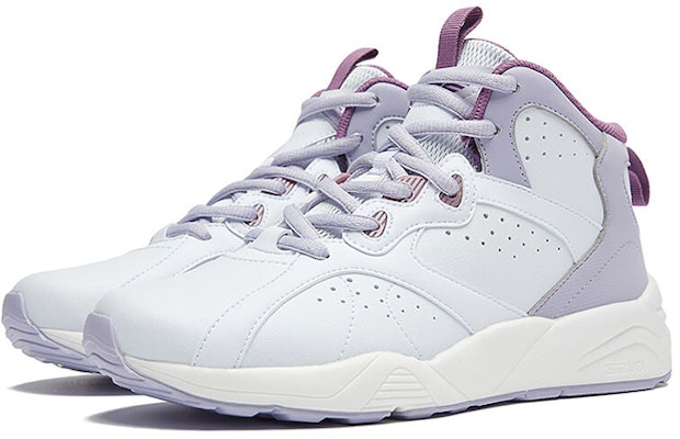 (Women) 361° Bounce Technology Mid-Top Basketball 'White Purple' 682111110-3 Order (Women) 361° Bounce Technology Mid-Top Basketball 'White Purple' 682111110-3