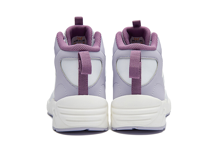 Lookbook (W) 361° Bounce Teknologi Kasut Bola Keranjang Mid-Top ''Putih Ungu'' 682111110-3