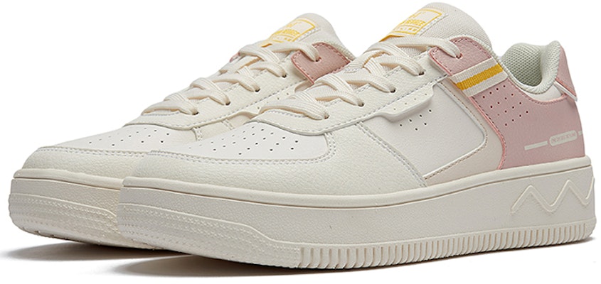 (Women) 361° Bounse Technology Low-Top Sneaker 'White Pink' 682116601F-5 Order (Women) 361° Bounse Technology Low-Top Sneaker 'White Pink' 682116601F-5