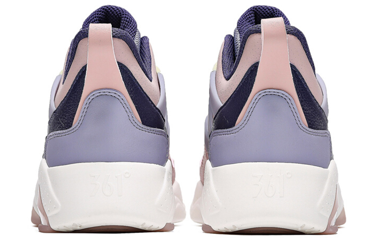 Lookbook 361° 邦彈科技 防滑耐磨 中幫 運動休閒鞋 女款 粉紫