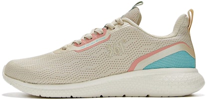 (Women) 361° Bounse Technology Sneakers 'Beige Red' 681942214F-1 (Women) 361° Bounse Technology Sneakers 'Beige Red' 681942214F-1