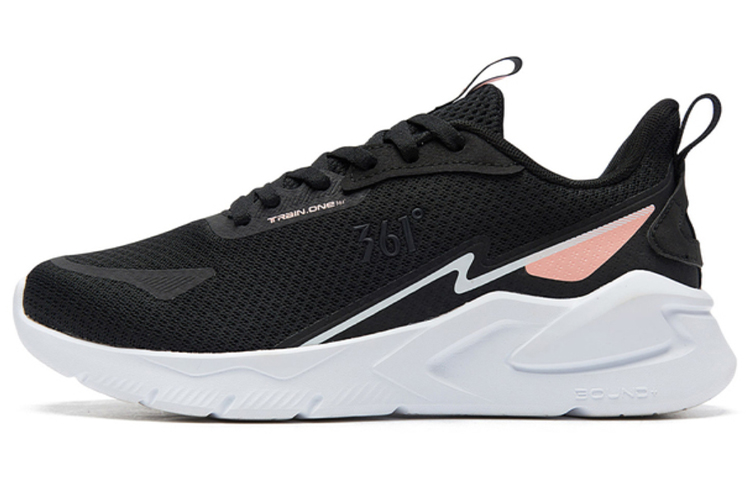 (Women) 361° Breathable Low-Top Running Shoe 'Black White' 682112266-3