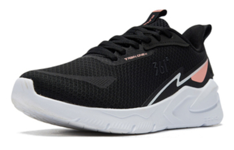 Order (W) （女款）361° 透氣低筒跑步鞋「黑白」682112266-3 682112266-3