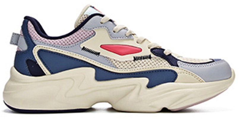 (Women) 361° Breathable Mesh 'Dad Shoe White Blue' 681936786-4 Order (Women) 361° Breathable Mesh 'Dad Shoe White Blue' 681936786-4