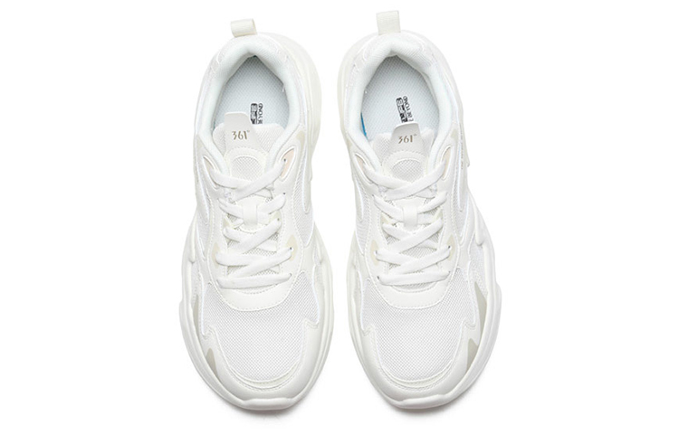 Order (W) 361° 透氣網眼厚底運動鞋 '白金色' 682036796-1