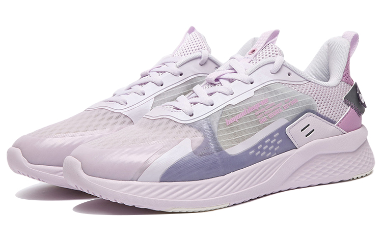 Order (W) 361° Sepatu Fashion Jaring Bernapas 'Merah Muda Ungu' 582026704-9