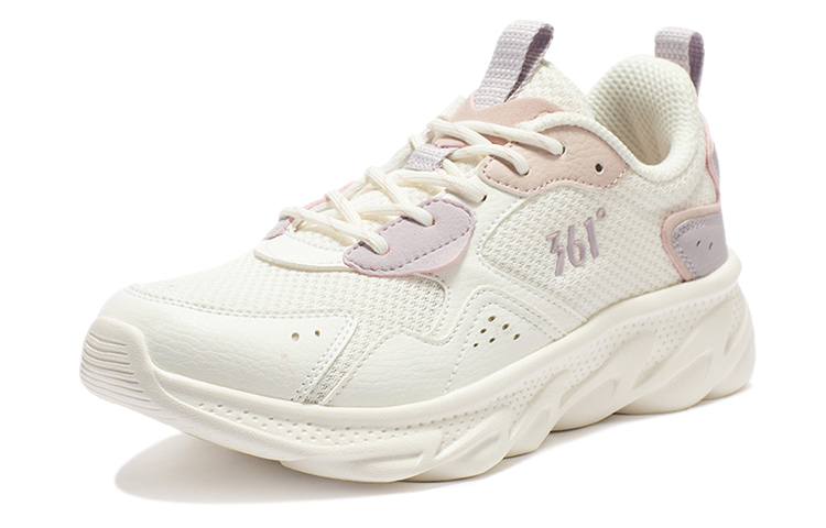 Order (W) 361° 透气网面低帮跑鞋 '白紫色' 682232212V-2
