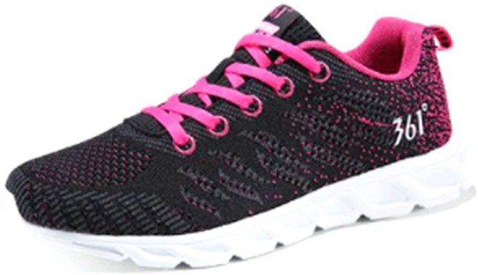 (Women) 361° Breathable Mesh Running Shoes 'Black Pink' 681822222-4 Lookbook (Women) 361° Breathable Mesh Running Shoes 'Black Pink' 681822222-4