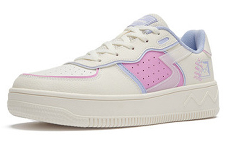 Order (W) （女款）361°休閒潮流低筒滑板鞋 '白紫色' 682116606F-2 682116606F-2