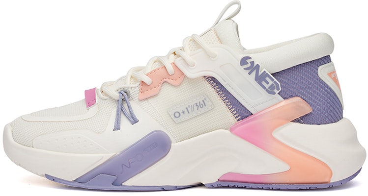 (Women) 361° Comfort Breathable Casual Sneaker 'White Pink Purple Grey' 682236705F-6 Buy (Women) 361° Comfort Breathable Casual Sneaker 'White Pink Purple Grey' 682236705F-6