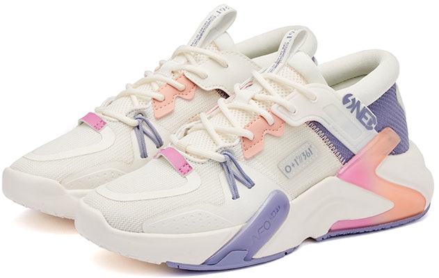 (Women) 361° Comfort Breathable Casual Sneaker 'White Pink Purple Grey' 682236705F-6 Shop (Women) 361° Comfort Breathable Casual Sneaker 'White Pink Purple Grey' 682236705F-6