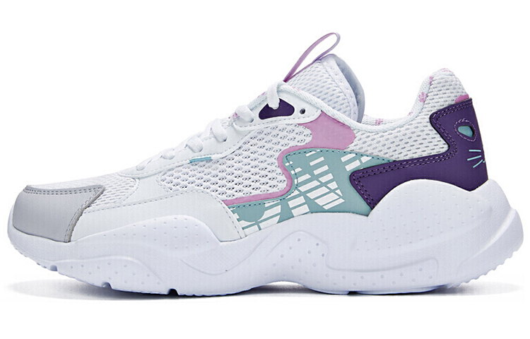 Buy (W) Sepatu Lari 361° Comfort Tahan Lama 'Putih Ungu' 682016785-6