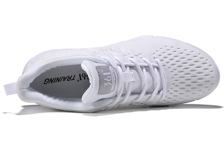 Lookbook (W) Zapatillas 361° Comfort Mesh Running Blancas de caña baja. 681832260-1