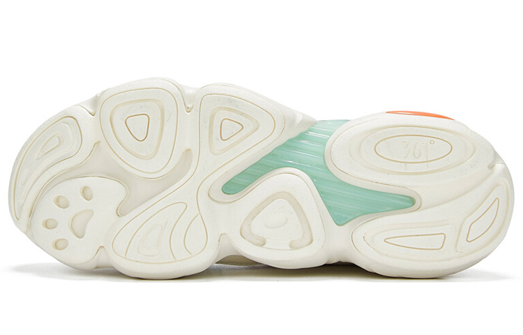 Shop (W) 361° 時尚舒適運動鞋 '白綠' 682026766-3