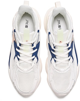 (W) 361° Fashion Low-Top Kasual 'Putih Biru' 682016787-4 Order (W) 361° Fashion Low-Top Kasual 'Putih Biru' 682016787-4