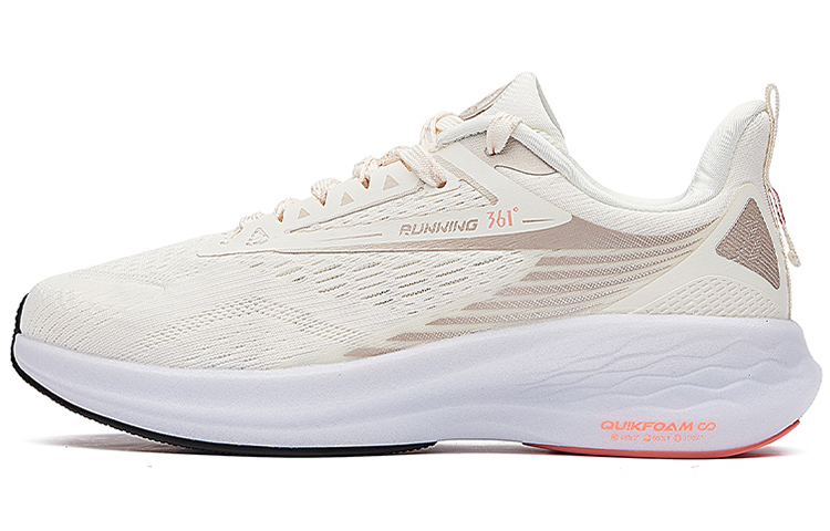 Buy (W) （レディース）361° フェイウーQバウンス ロートップ ランニングシューズ『ホワイトゴールド』582132212-2 582132212-2
