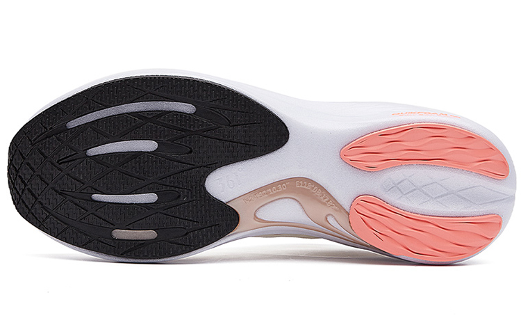 Shop (W) （レディース）361° フェイウーQバウンス ロートップ ランニングシューズ『ホワイトゴールド』582132212-2 582132212-2