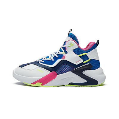 (W) 361° High-Top Basketball Shoes 'White Blue'