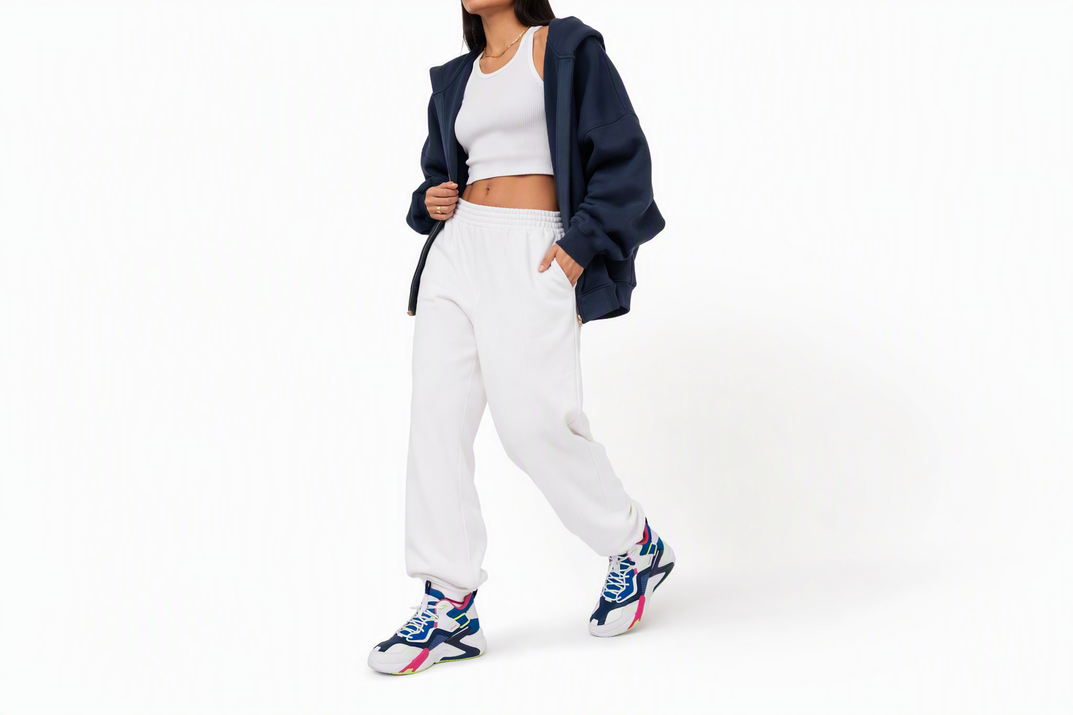 Order (Women) 361° High-Top Basketball Shoes 'White Blue' 582031116-1