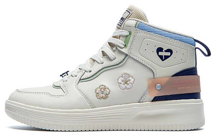 (Women) 361° High-Top Skate Sneaker 'White Purple' 682036618F-4