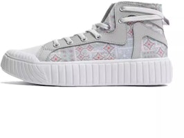 (Women) 361° High-Top Sneaker 'Grey Red' 582236603-5 (Women) 361° High-Top Sneaker 'Grey Red' 582236603-5