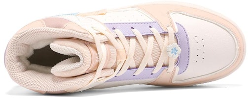 (W) 361°ハイカットスニーカー 白ピンク 682146611B-6 Order (W) 361°ハイカットスニーカー 白ピンク 682146611B-6